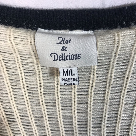 Cool Y2K Mall Goth Punk Long Skull Cardigan M/L - Picture 4 of 5